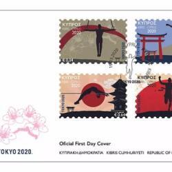 Design Of Tokyo 2020 Official Collectors Stamps From Cyprus
